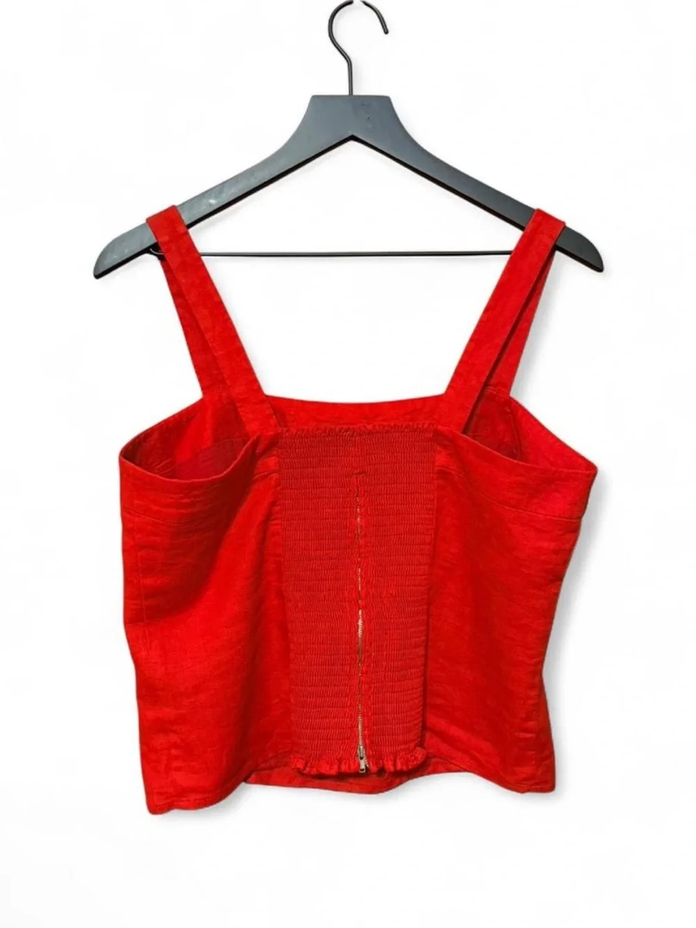 Quince Chile 100% European Linen Fitted Tank Size Large - Picture 5 of 5